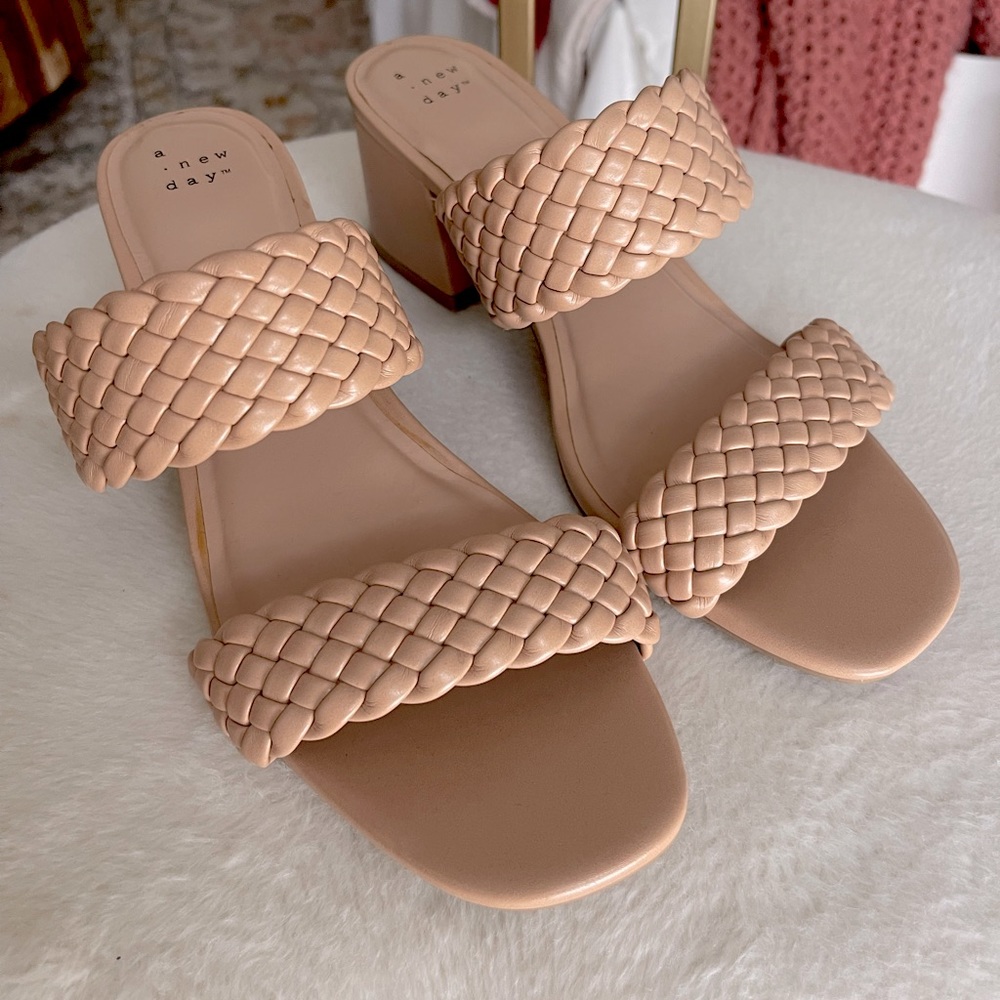 Nude Braided Sandals